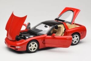 Chevrolet Corvette C5 Targa Roșu UT Models 1:18 21001 Metal - imaginea 2 din 8