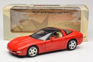 Chevrolet Corvette C5 Targa Roșu UT Models 1:18 21001 Metal - imaginea 8 din 8