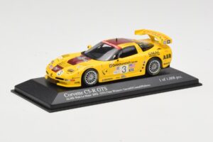 Chevrolet Corvette C5-R #3 R. Fellows / J. O'Connell / O. Gavin ALMS Petit Le Mans 2002 Minichamps 1:43 400021493 Metal - imaginea 2 din 4
