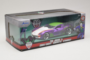 Chevrolet Corvette C6 Stingray The Joker With Figure Jada 1:24 253255020 Metal - imaginea 2 din 3
