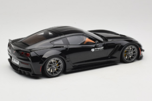 Chevrolet Corvette C7 Prior Design Negru GT Spirit 1:18 GT249 Rășină - imaginea 2 din 6