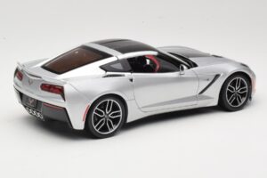 Chevrolet Corvette C7 Argintiu Maisto 1:18 38132 Metal - imaginea 3 din 8
