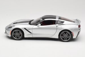 Chevrolet Corvette C7 Argintiu Maisto 1:18 38132 Metal - imaginea 4 din 8