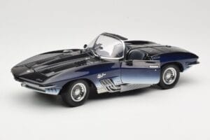 Chevrolet Corvette Mako Shark Albastru Închis UT Models 1:18 21061 Metal - imaginea 2 din 8