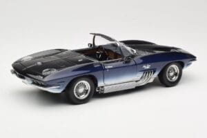 Chevrolet Corvette Mako Shark Albastru Închis UT Models 1:18 21061 Metal - imaginea 3 din 8