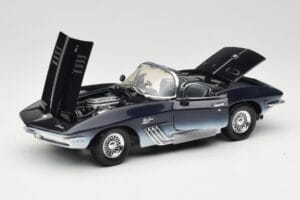 Chevrolet Corvette Mako Shark Motormax 1:18 73102 Metal - imaginea 2 din 8