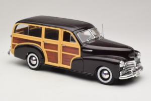 Chevrolet Fleetmaster Woody Negru Maisto 1:18 56043 Metal - imaginea 6 din 8