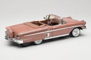 Chevrolet Impala Cabriolet Maro Motormax 1:18 73112 Metal - imaginea 3 din 8