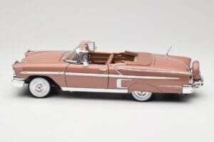Chevrolet Impala Cabriolet Maro Motormax 1:18 73112 Metal - imaginea 4 din 8