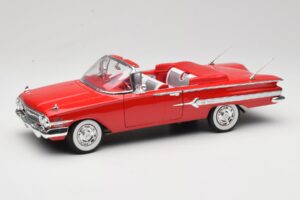 Chevrolet Impala Cabriolet Roșu Welly 1:18 9864W Metal