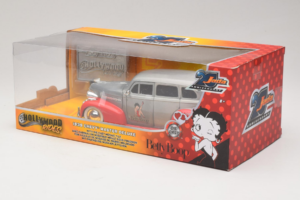 Chevrolet Master Deluxe Dark Silver Metallic Red Jada 1:24 253745012 Metal - imaginea 3 din 3
