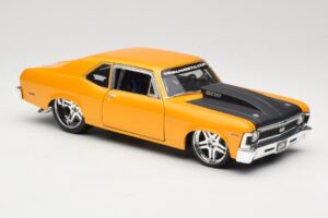 Chevrolet Nova SS Auriu Maisto 1:18 31083 Metal - imaginea 6 din 8