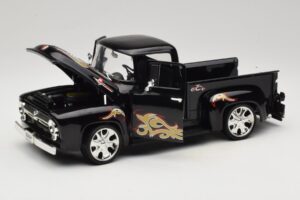 Chevrolet Old School Cody Project Truck & Chopper Set Joyride 1:18 33911 Metal - imaginea 2 din 8