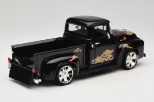 Chevrolet Old School Cody Project Truck & Chopper Set Joyride 1:18 33911 Metal - imaginea 3 din 8