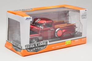 Chevrolet Pickup Bigtime Kustoms Roșu Jada 1:24 96802 Metal - imaginea 2 din 3
