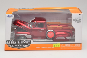Chevrolet Pickup Bigtime Kustoms Roșu Jada 1:24 96802 Metal