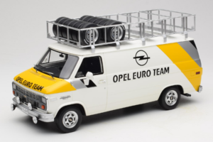 Opel Manta 400 Group B Rally Tour de Corse 1984 Cu Chevrolet G30 Vehicul de Asistență Otto 1:18 OT491 Rășină - imaginea 4 din 13