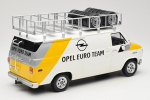 Opel Manta 400 Group B Rally Tour de Corse 1984 Cu Chevrolet G30 Vehicul de Asistență Otto 1:18 OT491 Rășină - imaginea 5 din 13