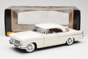 Chrysler 300B Alb Maisto 1:18 531897 Metal - imaginea 8 din 8