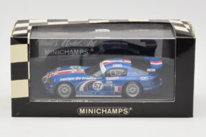 Dodge Viper GTS-R #57 Terrien / Cochet / Dayraut Le Mans 24 Hours 2001 Minichamps 1:43 400011457 Metal - imaginea 4 din 4
