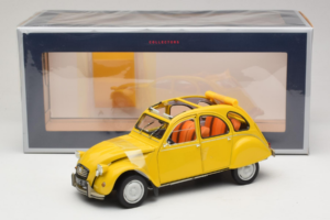 Citroen 2CV 6 Club Mimosa Yellow Norev 1:18 181496 Metal - imaginea 6 din 6