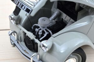Citroen 2CV AZAM Roz Gri Norev 1:18 181430 Metal - imaginea 3 din 3
