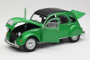 Citroen 2CV Bamboo Verde Minichamps 1:18 150111502 Metal - imaginea 2 din 8