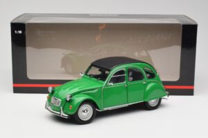 Citroen 2CV Bamboo Verde Minichamps 1:18 150111502 Metal - imaginea 8 din 8