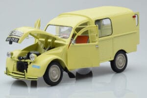 Citroen 2CV Furgonette AK350 Pastis Galben Norev 1:18 181488 Metal - imaginea 2 din 8