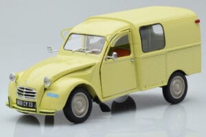 Citroen 2CV Furgonette AK350 Pastis Galben Norev 1:18 181488 Metal