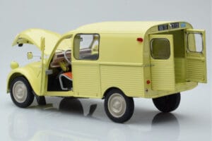 Citroen 2CV Furgonette AK350 Pastis Galben Norev 1:18 181488 Metal - imaginea 5 din 8