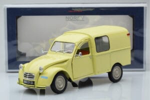 Citroen 2CV Furgonette AK350 Pastis Galben Norev 1:18 181488 Metal - imaginea 8 din 8