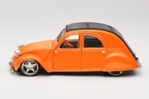 Citroen 2CV Portocaliu Maisto 1:18 31321 Metal - imaginea 4 din 8