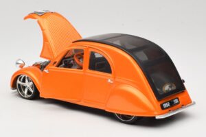 Citroen 2CV Portocaliu Maisto 1:18 31321 Metal - imaginea 5 din 8