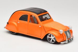 Citroen 2CV Portocaliu Maisto 1:18 31321 Metal - imaginea 6 din 8