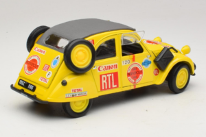 Citroen 2CV Rally Galben Maisto 1:18 56032 Metal - imaginea 2 din 6