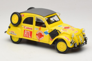 Citroen 2CV Rally Galben Maisto 1:18 56032 Metal - imaginea 4 din 6