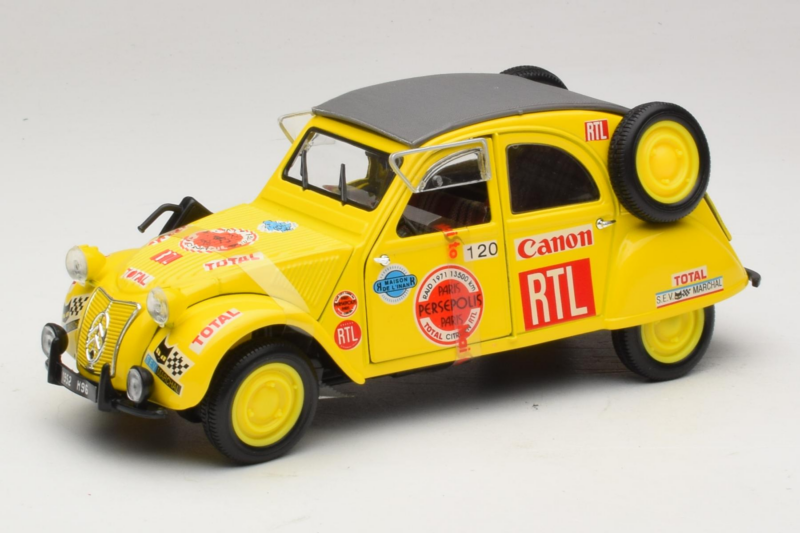 Citroen 2CV Rally Galben Maisto 1:18 56032 Metal
