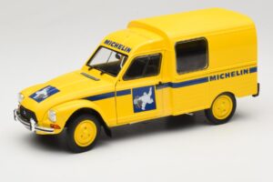 Citroen Acadiane Michelin Galben Solido 1:18 S1800406 Metal