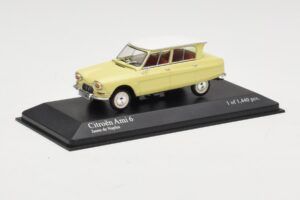 Citroen Ami 6 Galben Alb Minichamps 1:43 400111661 Metal - imaginea 2 din 4