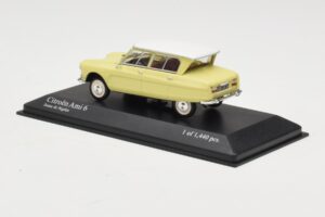 Citroen Ami 6 Galben Alb Minichamps 1:43 400111661 Metal - imaginea 3 din 4