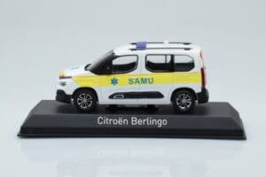 Citroen Berlingo Ambulance SAMU Alb Galben Norev 1:43 155769 Metal