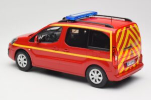 Citroen Berlingo II Pompiers Roșu Norev 1:18 181641 Metal - imaginea 5 din 6