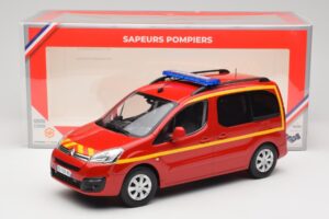 Citroen Berlingo II Pompiers Roșu Norev 1:18 181641 Metal - imaginea 6 din 6