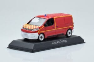Citroen Jumpy Van Sapeurs Pompiers Roșu Norev 1:43 155822 Metal - imaginea 2 din 4