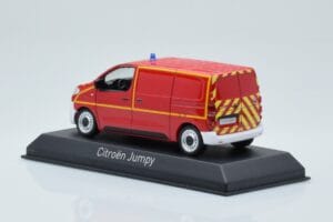 Citroen Jumpy Van Sapeurs Pompiers Roșu Norev 1:43 155822 Metal - imaginea 3 din 4