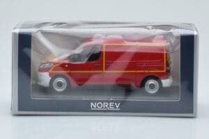 Citroen Jumpy Van Sapeurs Pompiers Roșu Norev 1:43 155822 Metal - imaginea 4 din 4