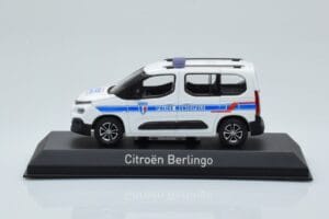 Citroen Berlingo Police Municipale v1 Alb Albastru Norev 1:43 155767 Metal