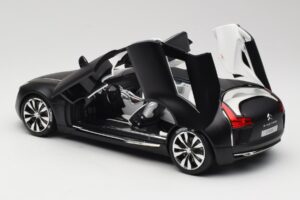 Citroen C-Metisse Matte Black Norev 1:18 181597 Metal - imaginea 5 din 8