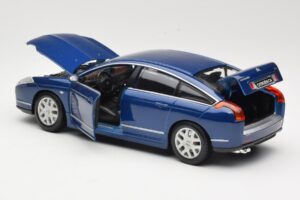 Citroen C6 Albastru Bburago 1:18 18-12073 Metal - imaginea 5 din 8